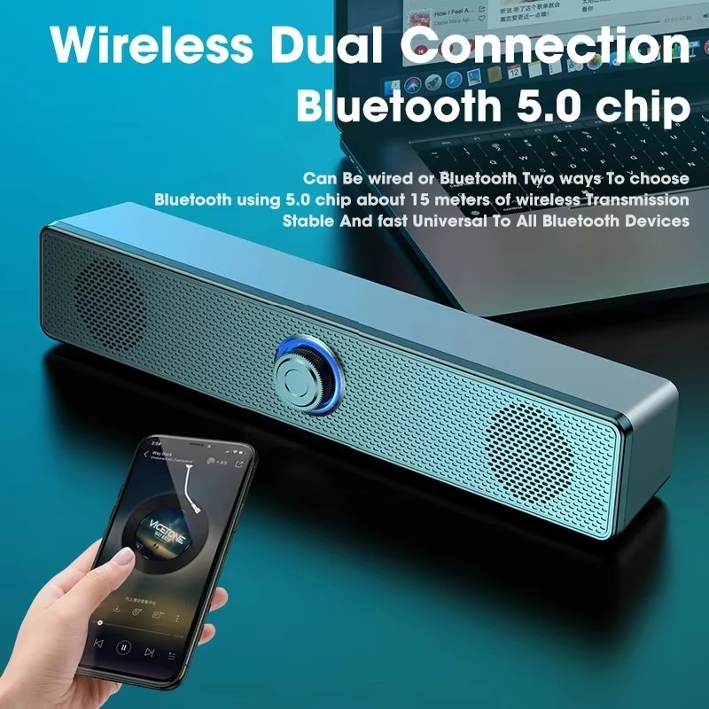 Audio Music Center - Barre de son musicale pour ordinateur,