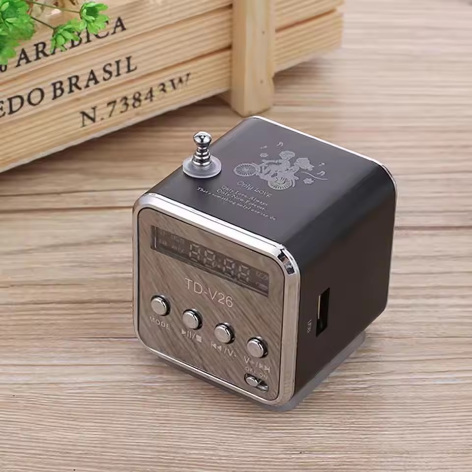 Audio Music Center - Haut-parleur Bluetooth sans fil radio FM,