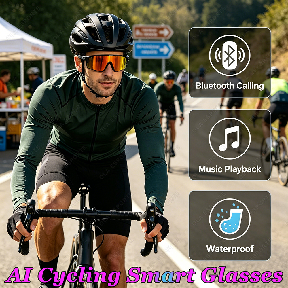 Audio Music Technology - Lunettes de soleil connectées Bluetooth pour