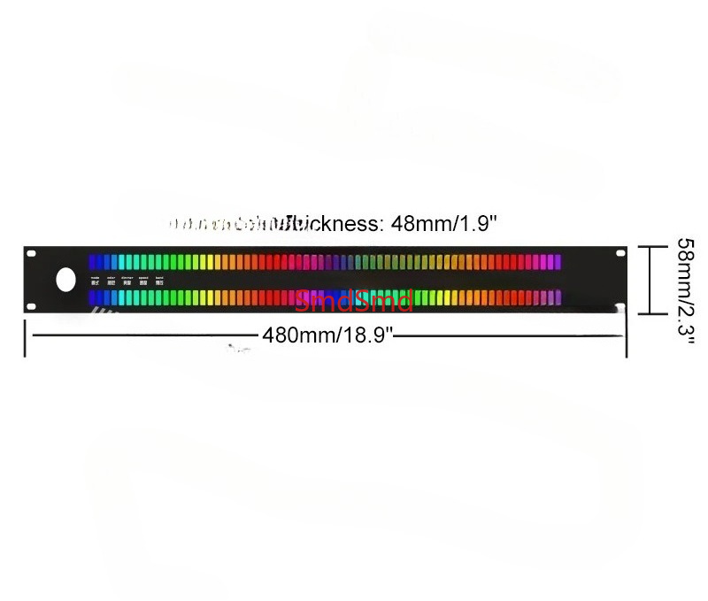 Audio Music Visualizer - Affichage du spectre musical à 128