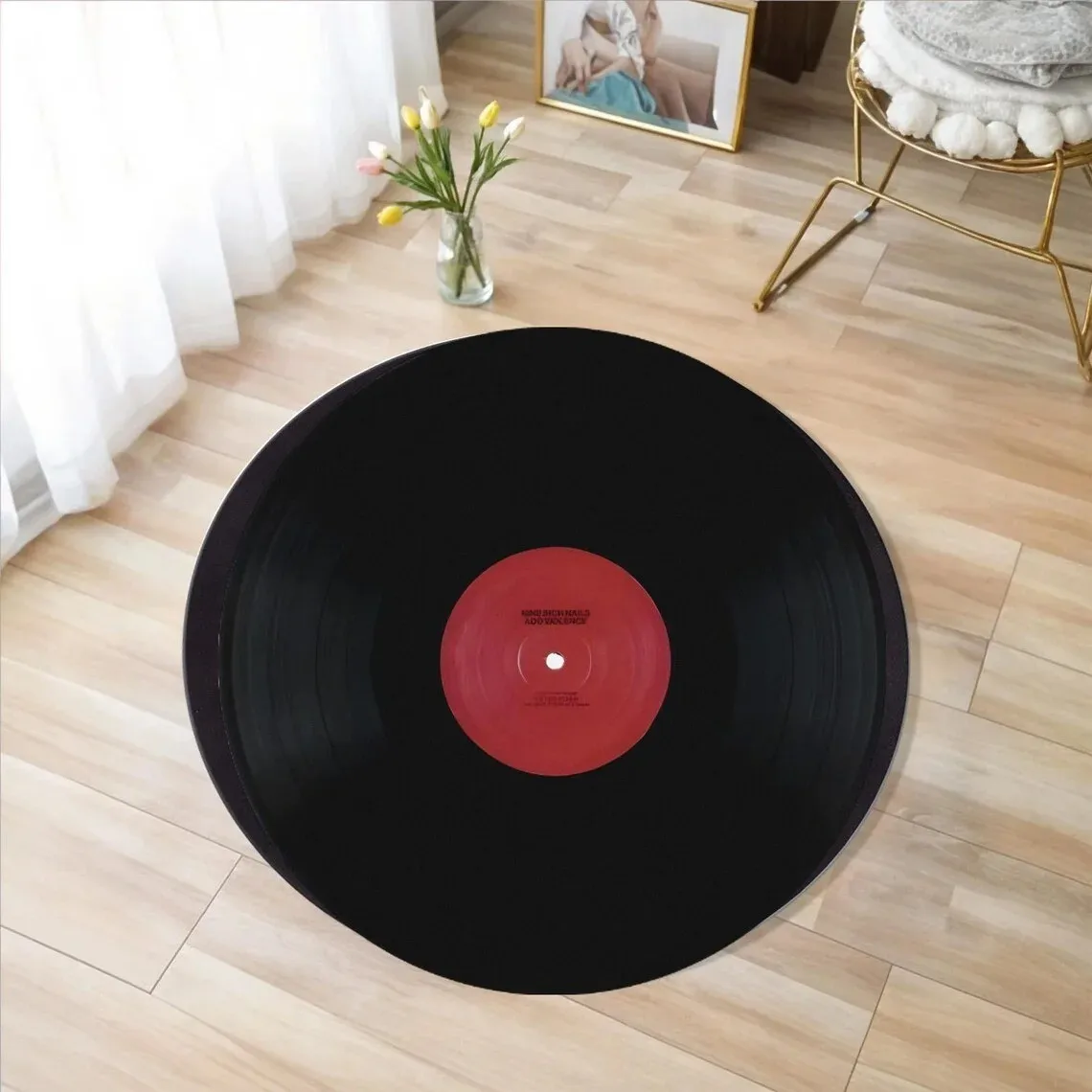 1 tapis rétro à motifs de disq - Audio Music Visualizer avis et prix