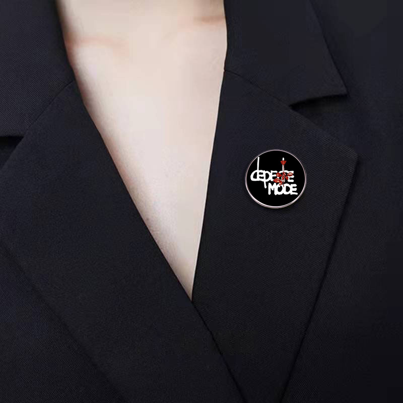 Broche Ronde Pin's de Groupe d - Audio Music Lollipop avis et prix
