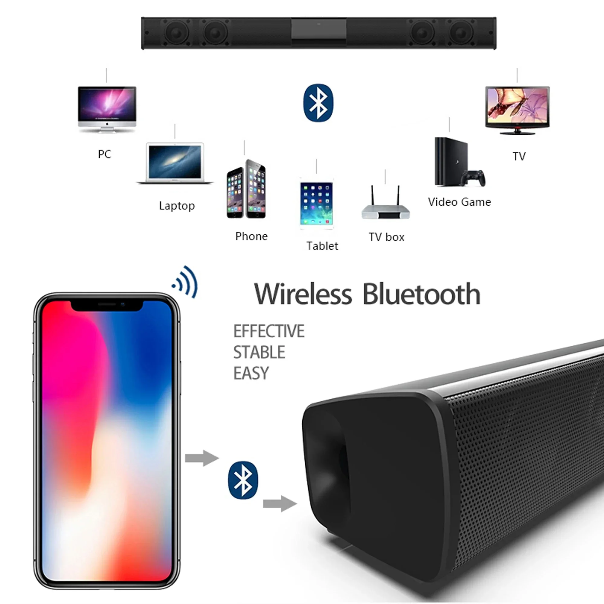 Haut-parleur Bluetooth 5.3 40W - Audio Music Center avis et prix