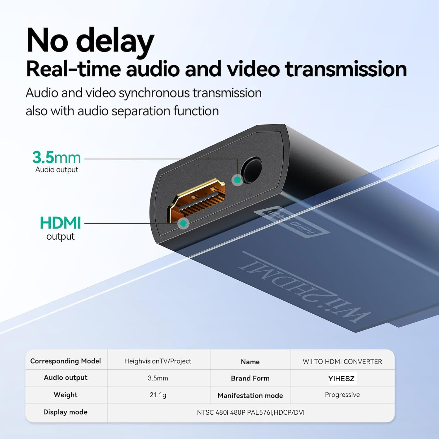 Convertisseur Wii vers HDMI Fu - Audio Music Converter avis et prix