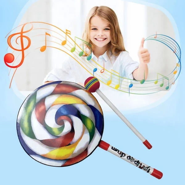 Tambour en forme de sucette av - Audio Music Lollipop avis et prix