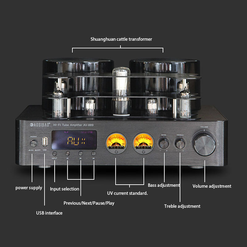 【HOT】220V 200W*2 Amplificateur - Audio Music In Youtube avis et prix